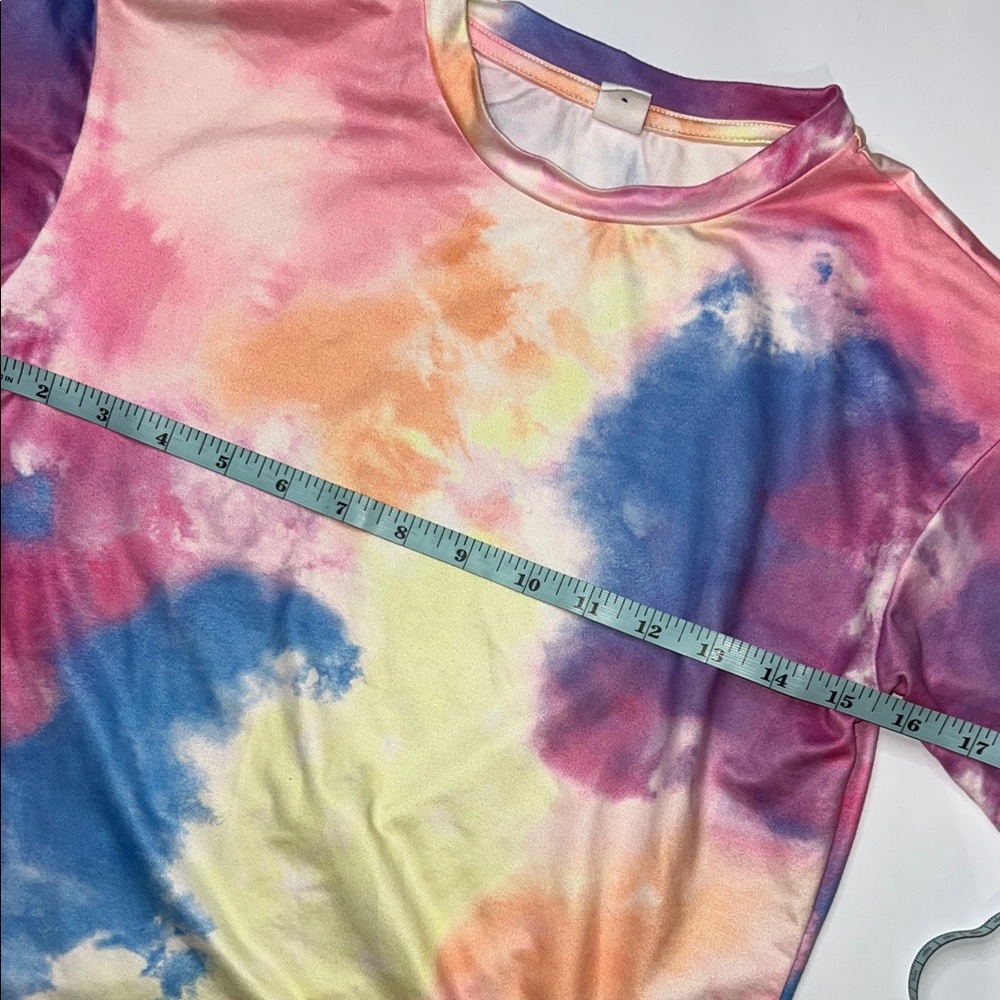 Colorful Tie-Dye Kids Shorts Set - Picture 6 of 7